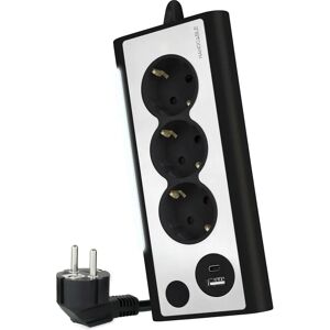 Nanocable 10.37.0013-BK Extensión eléctrica - 3 Tomas, USB x 2 Nanocable 10.37.0013-BK Extensión eléctrica - 3 Tomas, USB x 2