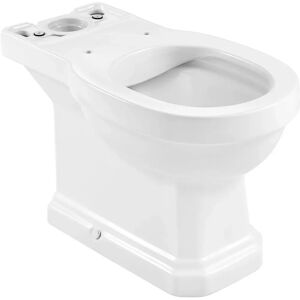 Roca - Inodoro sin brida de doble descarga Carmen - Diseño vintage moderno Roca - Inodoro sin brida de doble descarga Carmen - Diseño vintage moderno