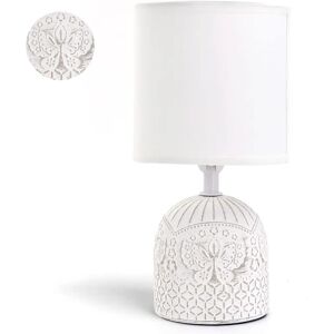 AIGOSTAR Lâmpada de mesa de cerâmica - Estilo vintage moderno para interior AIGOSTAR Lâmpada de mesa de cerâmica - Estilo vintage moderno para interior