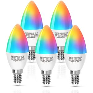Aigostar Lâmpada LED inteligente 7W E14 RGB+CCT WiFi Alexa Google Aigostar Lâmpada LED inteligente 7W E14 RGB+CCT WiFi Alexa Google