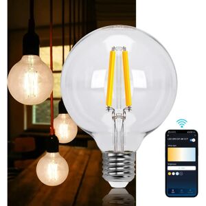 Lampadina LED intelligente G95 Aigostar - Regolabile luce e colore Lampadina LED intelligente G95 Aigostar - Regolabile luce e colore