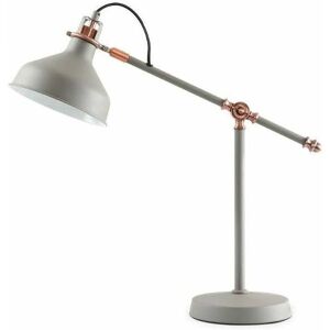 GSC HIMBA Lámpara de Escritorio E27 Gris - Iluminación de Estudio GSC HIMBA Lámpara de Escritorio E27 Gris - Iluminación de Estudio