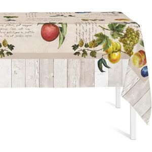 NAF NAF Vintage Fruits - 150x250cm - Beige - Cotton - Tablecloth NAF NAF Vintage Fruits - 150x250cm - Beige - Cotton - Tablecloth