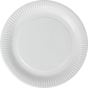 Algon Bordenset 20cm Wit Ronde Wegwerp - Bordenset Algon Bordenset 20cm Wit Ronde Wegwerp - Bordenset