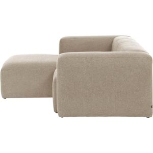 Kave Home - Beige 2-seters sofa med chaiselongue - Sofa Kave Home - Beige 2-seters sofa med chaiselongue - Sofa