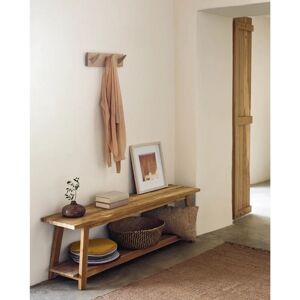 Kave Home Safara återvunnen teakbänk 150 cm - Naturlig - Bänk Kave Home Safara återvunnen teakbänk 150 cm - Naturlig - Bänk