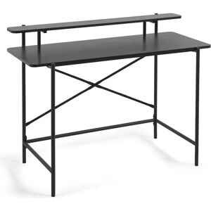 Kave Home Galatia svarte melaminbord - 120x60cm Kave Home Galatia svarte melaminbord - 120x60cm