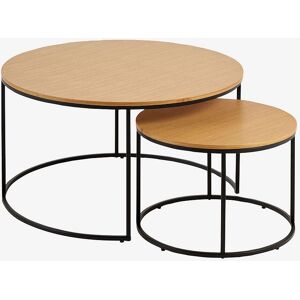 Kave Home Yoana Sett med 2 Stable Sidebord - Modern Kave Home Yoana Sett med 2 Stable Sidebord - Modern