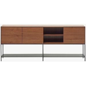 Kave Home Vedrana Valnøddeskab - 3 Døre - Moderne design Kave Home Vedrana Valnøddeskab - 3 Døre - Moderne design