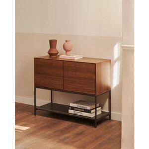 Kave Home Vedrana Valnøtt Skjenk - 2 Dører - Modern Kave Home Vedrana Valnøtt Skjenk - 2 Dører - Modern