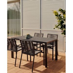 Kave Home Culip Aluminium Utomhusbord - Modern Nordisk - 150x77 cm Kave Home Culip Aluminium Utomhusbord - Modern Nordisk - 150x77 cm