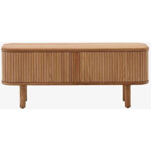 Kave Home - TV-möbel i ekfurnier - Rustik stil - 120x50cm Kave Home - TV-möbel i ekfurnier - Rustik stil - 120x50cm