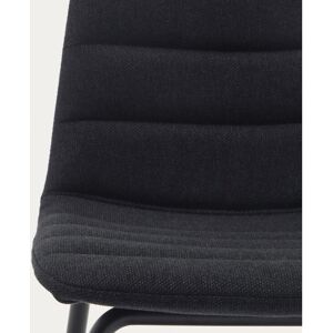 Kave Home Zunilda - 2 Barstole - Sort - Industriel Stil Kave Home Zunilda - 2 Barstole - Sort - Industriel Stil
