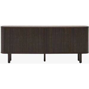 Kave Home Mailen 2-skuff sideboard - Rustik mörk finish Kave Home Mailen 2-skuff sideboard - Rustik mörk finish