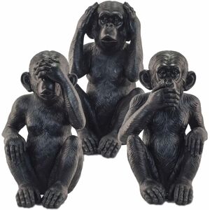 Signes Grimalt - Set di Figure di Scimmia in Resina - 45x25x27 cm - Decorazione Signes Grimalt - Set di Figure di Scimmia in Resina - 45x25x27 cm - Decorazione