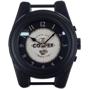 Signes Grimalt - Reloj de Escritorio Negro - Metal Decorativo 22cm Signes Grimalt - Reloj de Escritorio Negro - Metal Decorativo 22cm