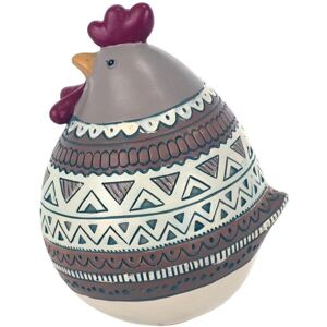 Signes Grimalt Resin Graue Huhn Figur - Tierfigur 12x13x16cm Signes Grimalt Resin Graue Huhn Figur - Tierfigur 12x13x16cm