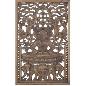 Signes Grimalt - Adorno de Madera Buda - 70x1x45cm Signes Grimalt - Adorno de Madera Buda - 70x1x45cm