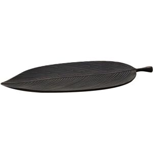 Bandeja Decorativa de Resina Grimalt - Negra 2.5x17x46cm Bandeja Decorativa de Resina Grimalt - Negra 2.5x17x46cm