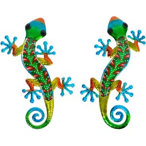 Décoration Murale Lézard Signes Grimalt - Pack de 2 - Jardin, Vert - Publicité Décoration Murale Lézard Signes Grimalt - Pack de 2 - Jardin, Vert - Publicité