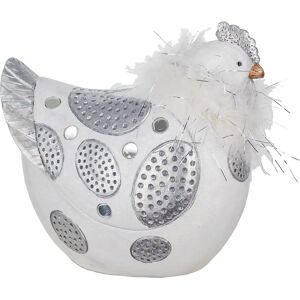 Signes Grimalt - Figura Gallina Resina - Decorazione Giardino - 20x11x19cm Signes Grimalt - Figura Gallina Resina - Decorazione Giardino - 20x11x19cm