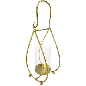 Signes Grimalt - Portacandele Dorato - 44x18x13cm Signes Grimalt - Portacandele Dorato - 44x18x13cm