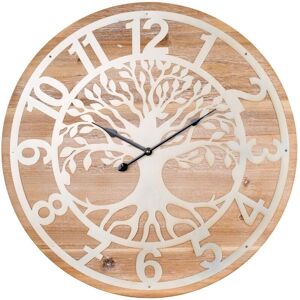 Reloj de Pared Signes Grimalt - Diseño Vintage Mapa Mundi - Marrón Reloj de Pared Signes Grimalt - Diseño Vintage Mapa Mundi - Marrón