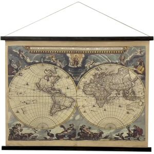 Signes Grimalt - Cuadro lienzo mapa mundi 75x100cm - Decoración de pared Signes Grimalt - Cuadro lienzo mapa mundi 75x100cm - Decoración de pared