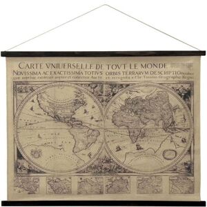 Lienzo Mapa Mundial Marrón Signes Grimalt - Decoración de Pared Lienzo Mapa Mundial Marrón Signes Grimalt - Decoración de Pared