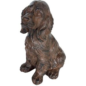 Signes Grimalt - Figurine de Chien Marron 37cm - Décor Extérieur Signes Grimalt - Figurine de Chien Marron 37cm - Décor Extérieur