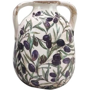 Vaso de Aceitunas Lila Signes Grimalt 14x14x18cm - Jarrón Vaso de Aceitunas Lila Signes Grimalt 14x14x18cm - Jarrón