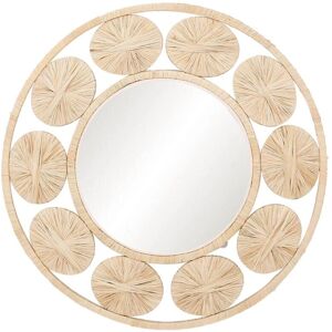 Signes Grimalt - Miroir Beige 45cm - Décoratif & Élégant Signes Grimalt - Miroir Beige 45cm - Décoratif & Élégant