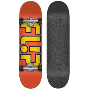 Flip Team Outlined Orange 8'' skateboard - skateboard Flip Team Outlined Orange 8'' skateboard - skateboard