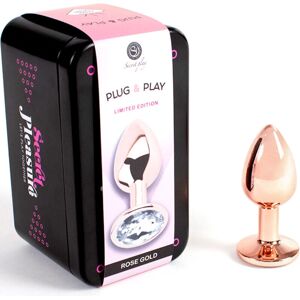 Secretplay Toys Secret Play Tapón Anal de Metal Rosa Oro Pequeño 7cm Secretplay Toys Secret Play Tapón Anal de Metal Rosa Oro Pequeño 7cm