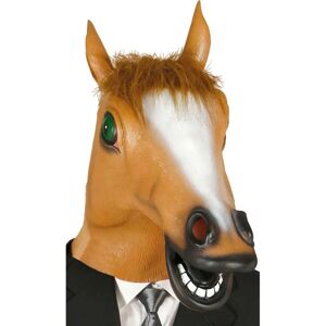 Guirca Paardensmasker - Latex & Synthetisch Haar Kostuumaccessoire Guirca Paardensmasker - Latex & Synthetisch Haar Kostuumaccessoire