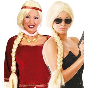 Perücke Guirca à Longue Tresse Blonde pour Fêtes - Perücke - Publicité Perücke Guirca à Longue Tresse Blonde pour Fêtes - Perücke - Publicité