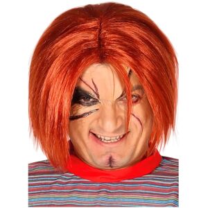 Guirca Perruque de poupée Chucky pour Halloween - Perruque d'Halloween - Publicité Guirca Perruque de poupée Chucky pour Halloween - Perruque d'Halloween - Publicité