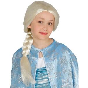 Kinderperücke Elsa Wit - Met Gebreide Stijl Kinderperücke Elsa Wit - Met Gebreide Stijl