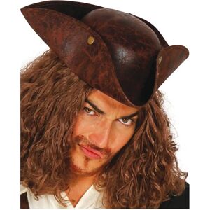 Sombrero de Pirata Marrón - Accesorio para Disfraz Sombrero de Pirata Marrón - Accesorio para Disfraz