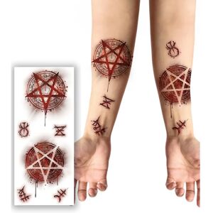 Set de Tatouages Sataniques Guirca - Set de Tatouages - Publicité Set de Tatouages Sataniques Guirca - Set de Tatouages - Publicité