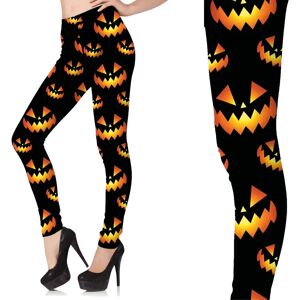Guirca Pompoenprint leggings - Maat 38-40 (M) - Damesmode Guirca Pompoenprint leggings - Maat 38-40 (M) - Damesmode
