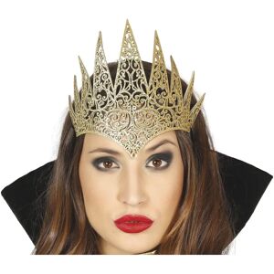Tiare de Reine Maléfique Dorée - Couronne - Publicité Tiare de Reine Maléfique Dorée - Couronne - Publicité