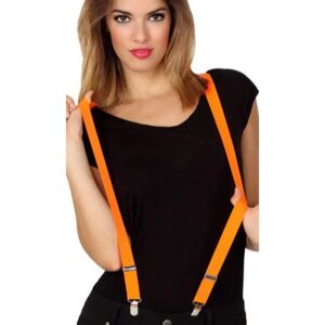 DISFRAZZES Neon Oranje Braces - Suspender DISFRAZZES Neon Oranje Braces - Suspender