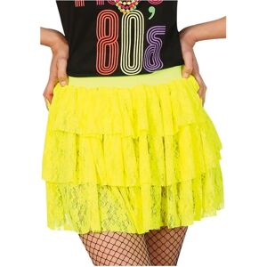Falda Neon Amarillo 80s - Falda Falda Neon Amarillo 80s - Falda
