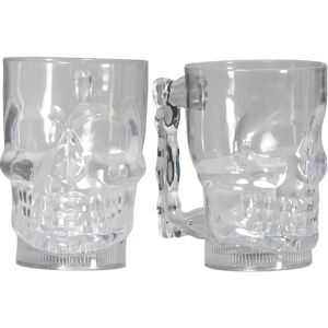 Guirca Skull Kopp med Lys - 700ml Halloween Tilbehør Guirca Skull Kopp med Lys - 700ml Halloween Tilbehør
