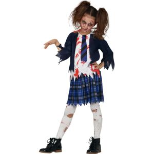 My Other Me Blue Zombie Schoolgirl Costume - 10-12 yrs My Other Me Blue Zombie Schoolgirl Costume - 10-12 yrs