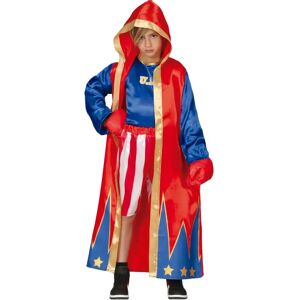 Costume da Pugile Guirca per Ragazzi - 7-9 Anni - Blu e Rosso Costume da Pugile Guirca per Ragazzi - 7-9 Anni - Blu e Rosso