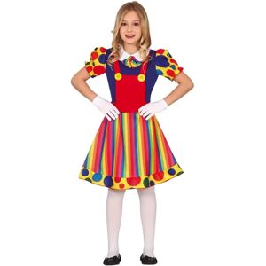Guirca Kinderen Clown Kostuum voor Meisjes 7-9 - Kostuum Guirca Kinderen Clown Kostuum voor Meisjes 7-9 - Kostuum
