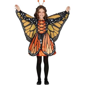 Disfraz de Mariposa Guirca - Vestido Naranja y Amarillo con Alas Disfraz de Mariposa Guirca - Vestido Naranja y Amarillo con Alas