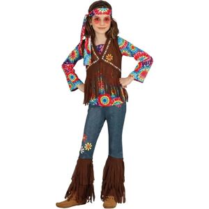 Disfraz hippie de niña Guirca - 5-6 años - Disfraz Disfraz hippie de niña Guirca - 5-6 años - Disfraz
